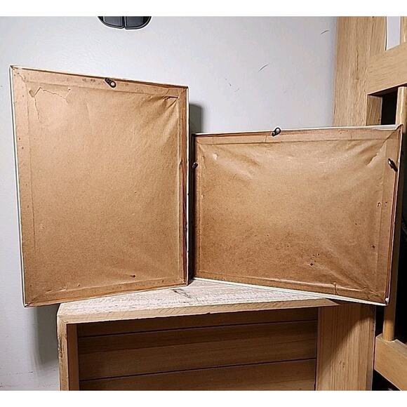 Maud Tousey Fangel Pair Dimensional Prints Babies Nursery Vintage 9" X 7" - Picture 7 of 7